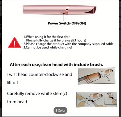 Precision Glow Electric Eyebrow Trimmer